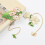 Artistic Flower Engravings Bookmarks Retro Brass Metal-2 7