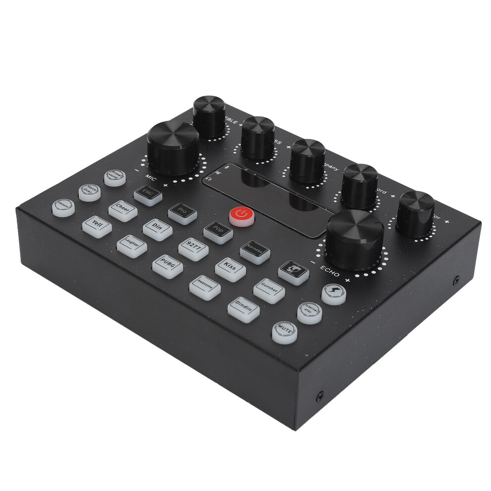 Dual Channel Live Sound Card With 16Bit 48Khz Reverb & Mic Ports 4631393388442