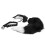 Faux Fur Wolf Fox Tail/Ears Collar 50cm WhiteBlack 15