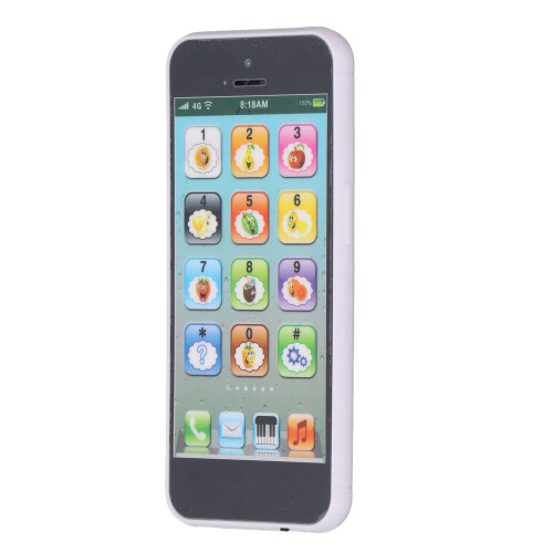 Rechargeable Learning Play Cell Phone for Kids, 180mAh, Black 2