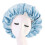 (Colour,Blue)3 Pack Satin Silk Bonnet Sleep Cap Extra Large Jumbo Day And Night Cap 1