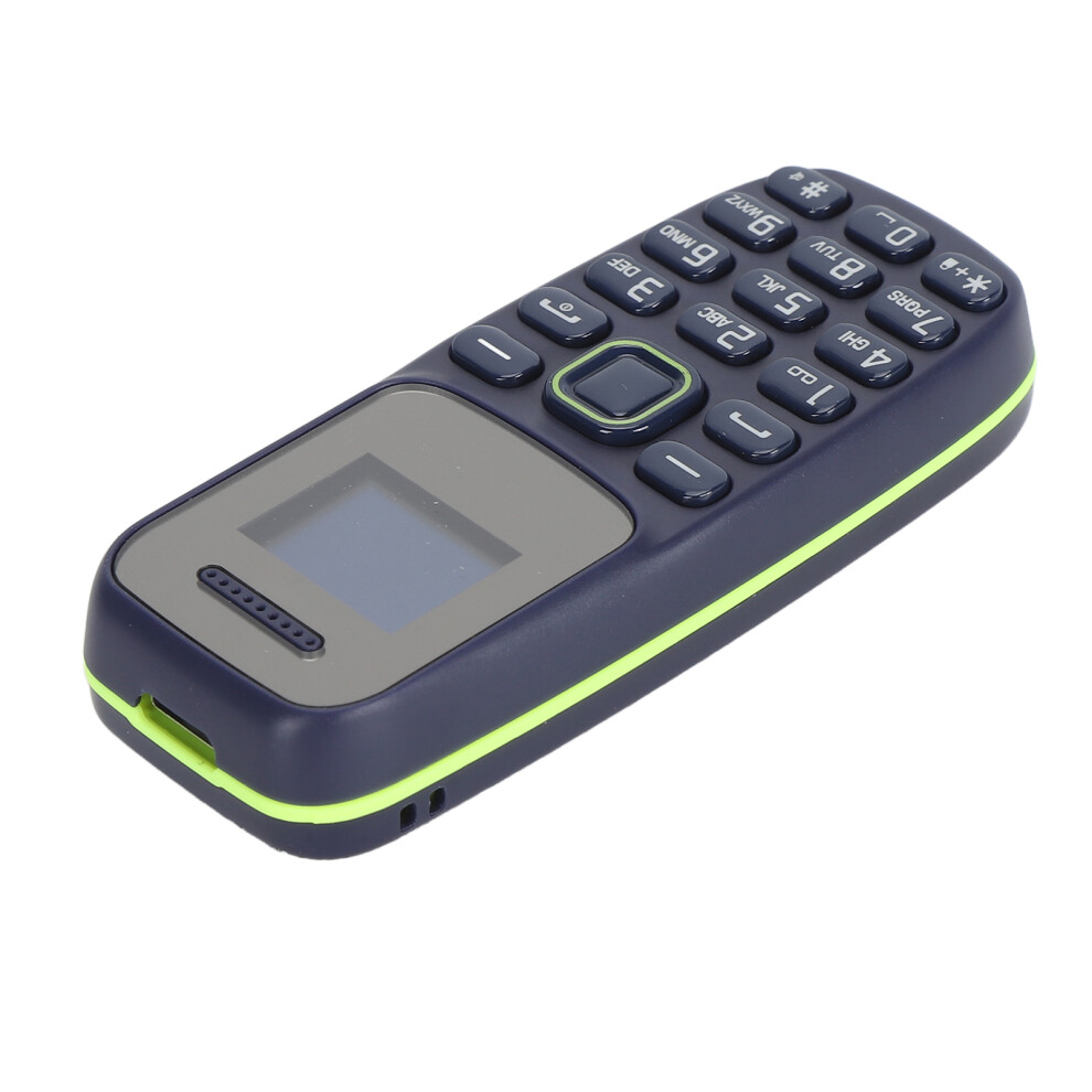 Unlocked 2G Phone For Elderly 0.66 Inch Tooth Dual Sim Blue 8791393390411