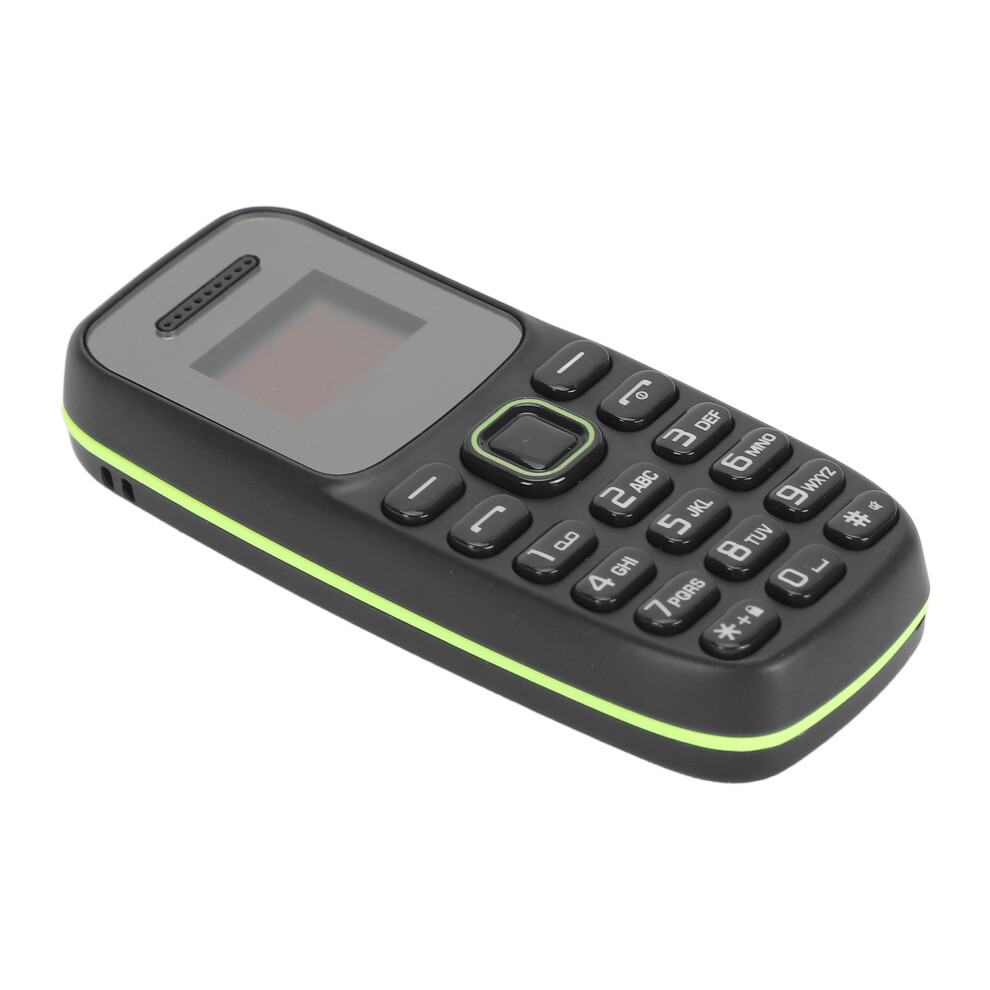 Unlocked 2G Elderly Phone 0.66 Inch Dual Sim Bluetooth Music Black 4651393390474