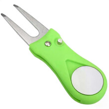 (Style E) Golf Divot Repair Tool With Ball Marker Pitch Mark Fork Golf Pitchfork  Golf Divot Repair Switchblade Tool