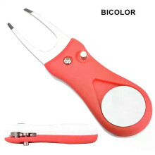 (Style I) Golf Divot Repair Tool With Ball Marker Pitch Mark Fork Golf Pitchfork  Golf Divot Repair Switchblade Tool