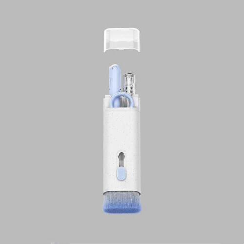 (blue) 7 IN 1 Keyboard Cleaning Kit Laptop PC Earphone Cleaner Brush Remover Key Puller 1