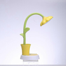 Kids Desk Lamp, Led Desk Lamp, Touch Sensor Dimmable Bedside Lamp, Eye Reading Lamp with Pen Holder(yellow)