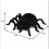 Rc Remote Control Wall Climbing Horrible Big Black Spider Prank Toy simulation tricky toy 2