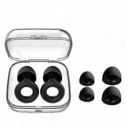Reusable Silicone Ear Plugs for Sleeping, 30dB Noise Cancelling Hearing Protection