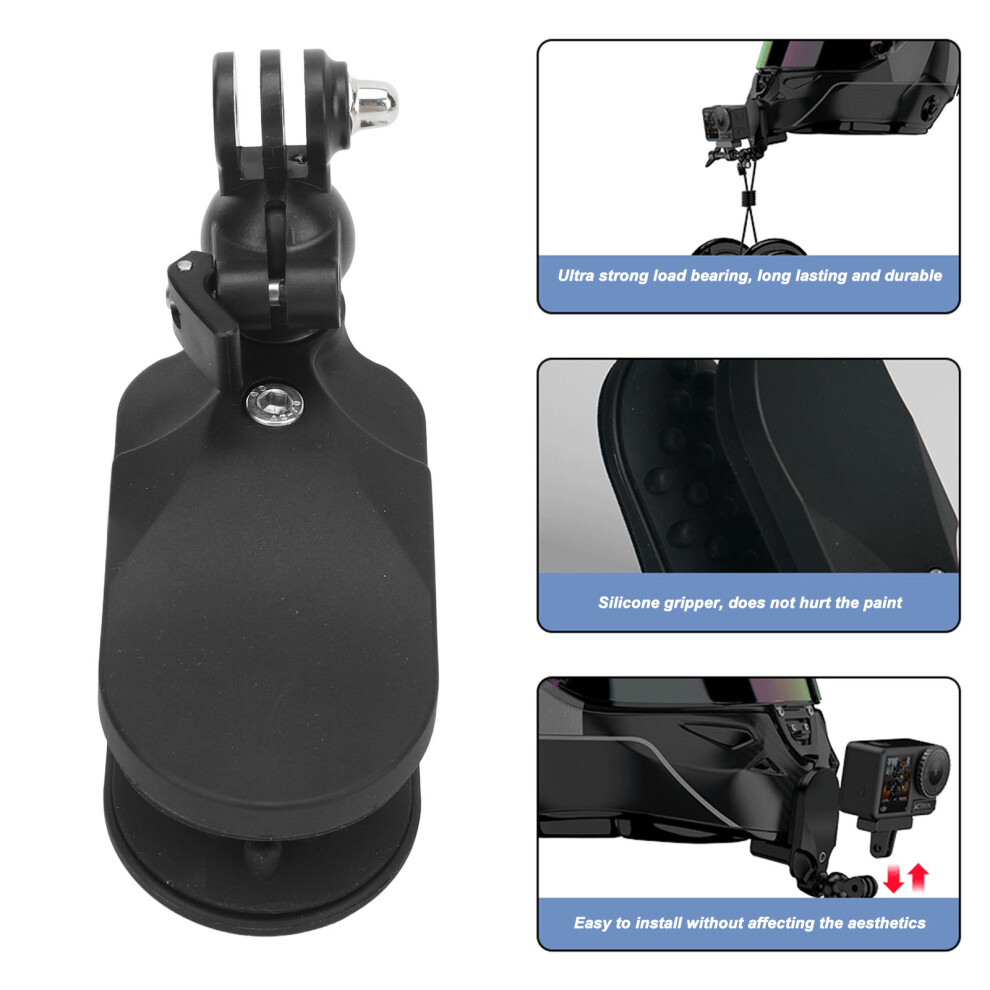 360 Rotatable Helmet Chin Clip For Phones 7340572036605
