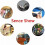 Right Angle Drill Bit and Flexible Angle Extension Kit, Angle Bit Right Angle Screwdriver 105 Degree 1/4" Hex Shank for Drill 3