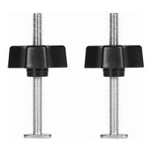 T Track T-Slot Clamp T-Slot Metal T-Track Fixing Tool Quick Clamp for Woodworking2pcs T screw + 2pcs button nut only