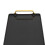 Large Black PS Plastic Double-Ear Rectangular Tray 2