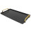 Large Black PS Plastic Double-Ear Rectangular Tray 4