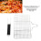 304 Stainless Steel Fish Grill Rack Foldable 6