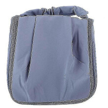 (Blue) Travel Wash Bag Large Capacity Dry Wet Separation Travel Cosmetic Bag Portable Toiletry Bag