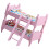 1:12 Scale Pink Bunk Bed Miniature Model Figure Doll House 1