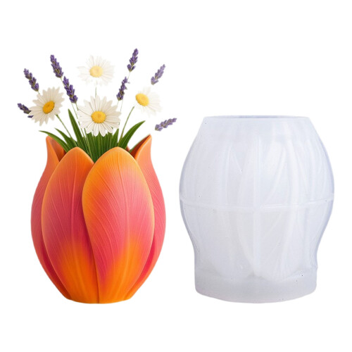 Moules en Silicone en forme de pétale de fleur 3D, pour