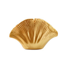 Multipurpose Resin Vases With Sea Shell Shape For Flowers-gold