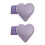 2Pcs Multipurpose Magnetic Bookmarks Book Page Holder-Purple 1