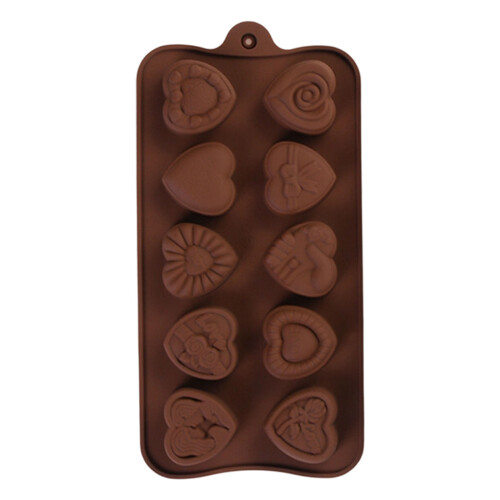 Silikon-Backformen, perfekt für Kuchen,-Schokoladenherzform