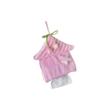 Porte-mouchoirs en tissu suspendu avec support mural Ă -Rose