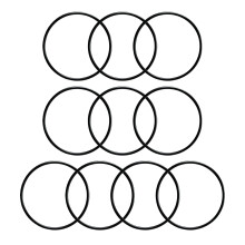 Pack of Bulkhead O Rings Replacements For Swim Pool-10 pieces