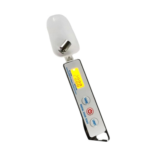 Lightweight Stainless Steel Spoon Scale With LED Display-White