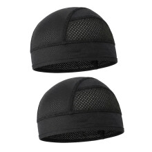 Elastic Sports Skull Cap for Motorcycle Helmets-Black os