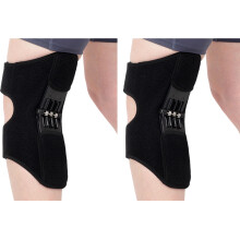 1 Pair Knee Protectors Knee Shielding Suitable for Sports-Black