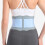 Gentle Supportive Waist Guard Belt For Strength-Black S 6