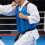 Karate Training Chest Guard Oxford Cloth and PU Texture-Blue S 3