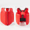 Multipurpose Premium Karate Body Armors PU Coating and-Red L 5