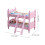 1:12 Scale Pink Bunk Bed Miniature Model Figure Doll House 3