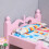1:12 Scale Pink Bunk Bed Miniature Model Figure Doll House 5