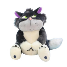 (Lucifer Figurine,80cm)Lucifer Cat Plush Toy, Squinty Bad Cat Stuffed Animal Doll, Large Pillow Soft Toy, Gift for Birthday Holiday