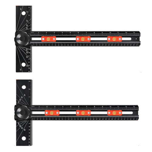 Multipurpose Aluminum T Shaped Measuring-Card point splicing 2