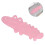 (Pink) Kids Anti Slip Bathtub Mat Shower Machine Washable,crocodile Pattern 2