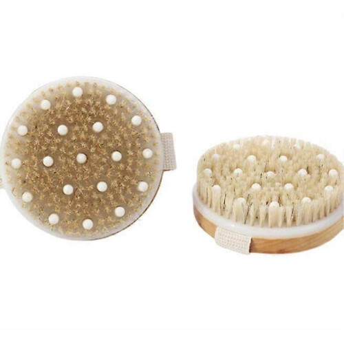 Handheld Soft Bead Massage Brush Dry Exfoliating Brush 1