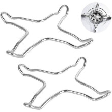 Gas Reducer Set of 2, Stainless Steel Gas Cooktop Reducer, Cooktop, Cooktop, Hob, Trivet, Wok Holder, Gas Pot