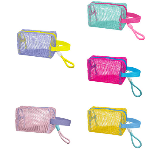 Practical Meshes Beauty Bag With Roomy Compartment-Yellow 1