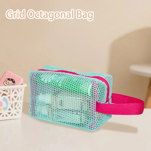 Practical Meshes Beauty Bag With Roomy Compartment-Yellow 2