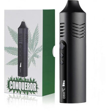 (Black) Conqueror evaporator, ceramic heating chamber, OLED display screen and temperature control