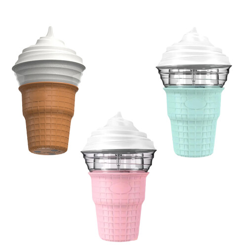 Automatic Ice Cream Maker with Food Grade Materials-Pink 2