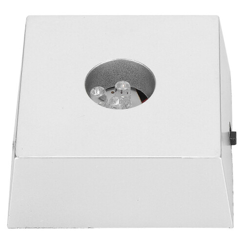 7 Colorful LED Light Base Display Stand Crystal Light Holder Small Trapezoidal Light Base 2