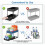 1PCS 2-Tier Under Sink Organizer with Hooks and Cups - Versatile Bathroom and Kitchen Storage(1 Cups 4