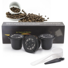 Filtros de café recargables, compatibles con cápsulas Nespresso, diseño flexible, filtro de precisión para una experiencia de café excepcional