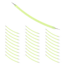 30PCS 3V Ultra Slim LED Flexible Filament 60mm Retro Bulb Parts LED Diode Lighting Filament Green L