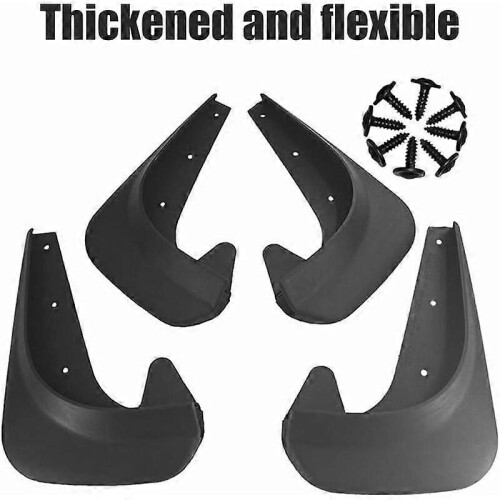 4pcs Universal Car Mud Flaps, Wear-Resistant and Splash-Resistant 2