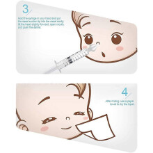 Nasal Irrigator, 2 Box Professional Syringe Baby Nasal Irrigator, Portable Infant Nose Cleaner Rinsing Device, Nasal Irr gift